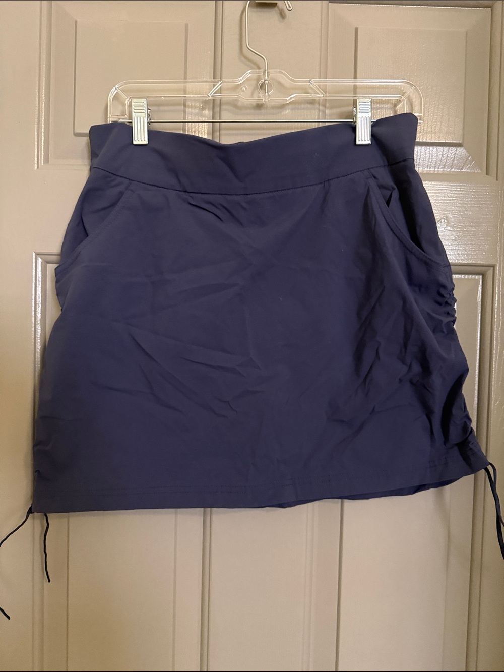 Columbia Dark Blue Active Skort with Side ruching